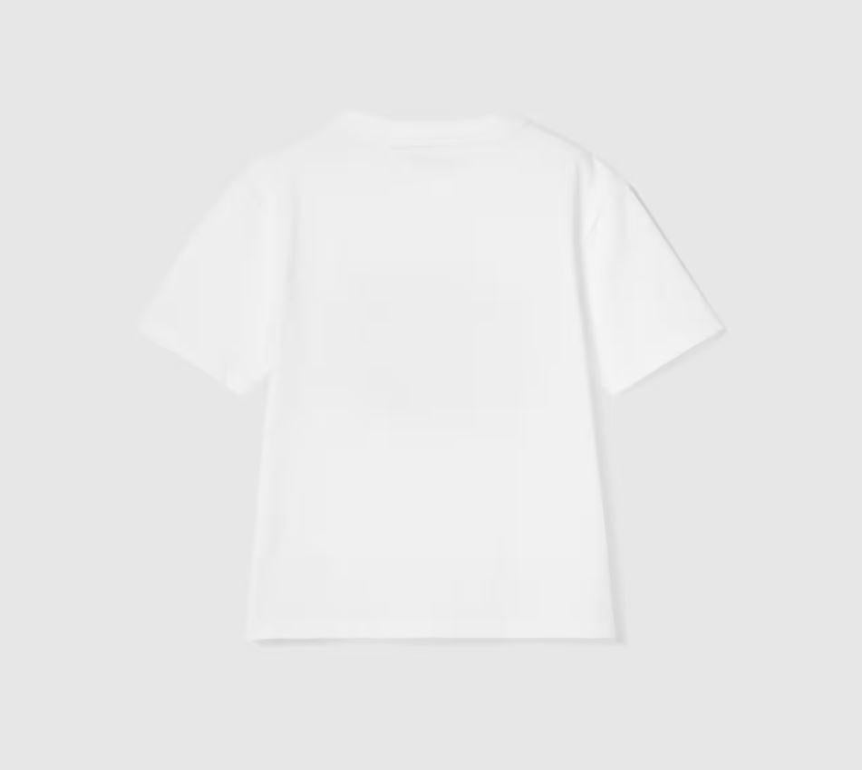 t-shirt bianca bambino 575114XJHFH 9214 GUCCI KIDS 