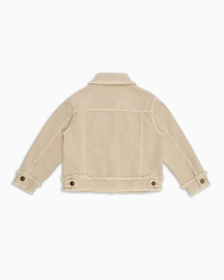 giacca beige bambina