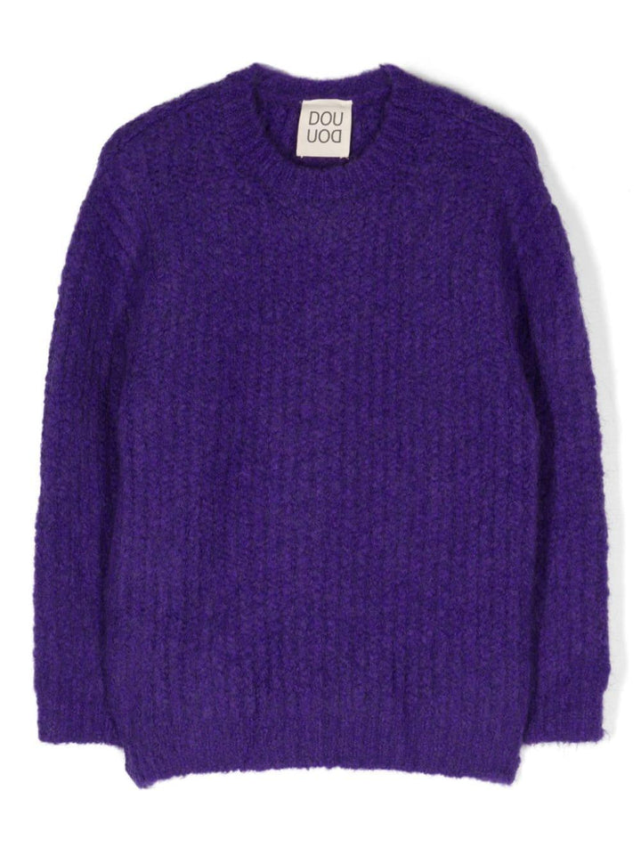 Maglione viola bambino