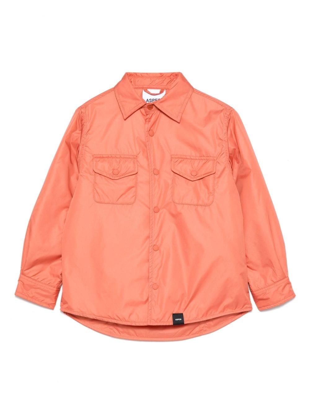 Giacca-camicia rosa salmone bambino F24001GMN0100 268 ASPESI 