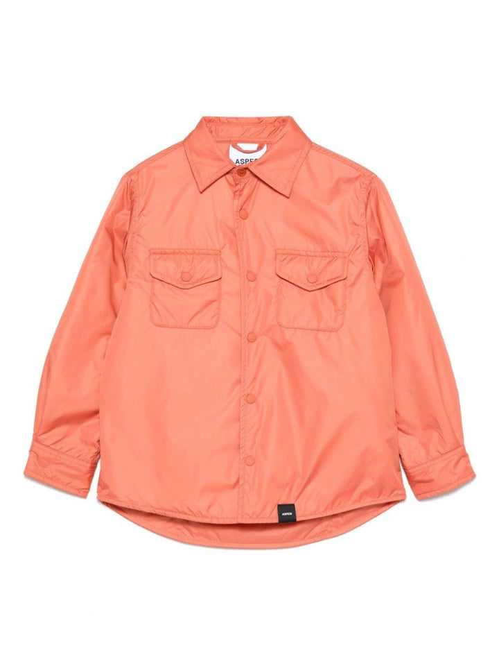 Giacca-camicia rosa salmone bambino F24001GMN0100 268 ASPESI 
