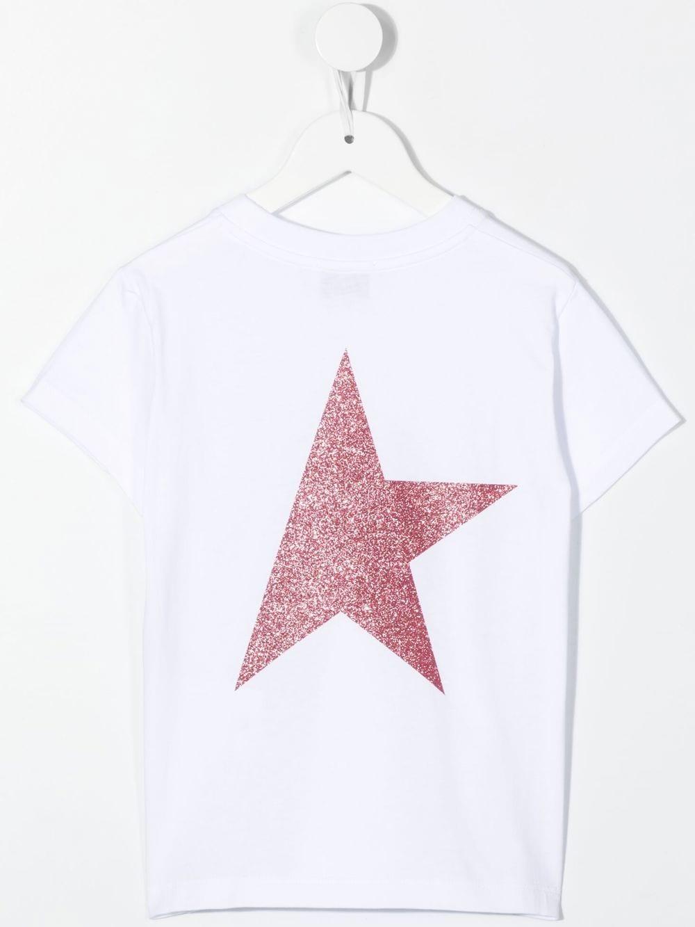 T-shirt bianca bambina con stampa