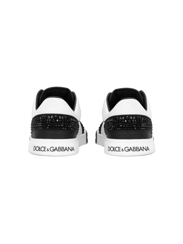 Sneakers bianco/nero bambina