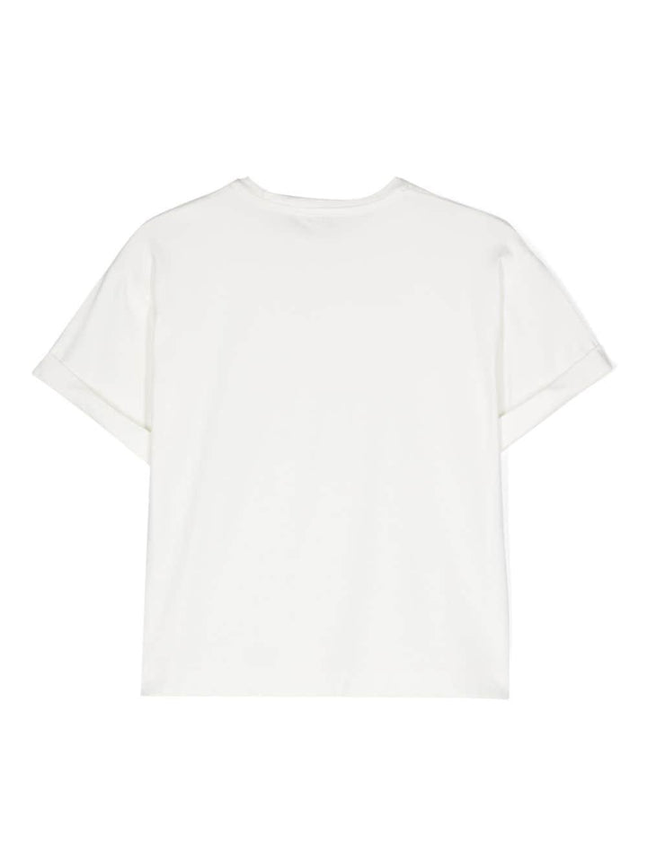 T-shirt bianca bambina