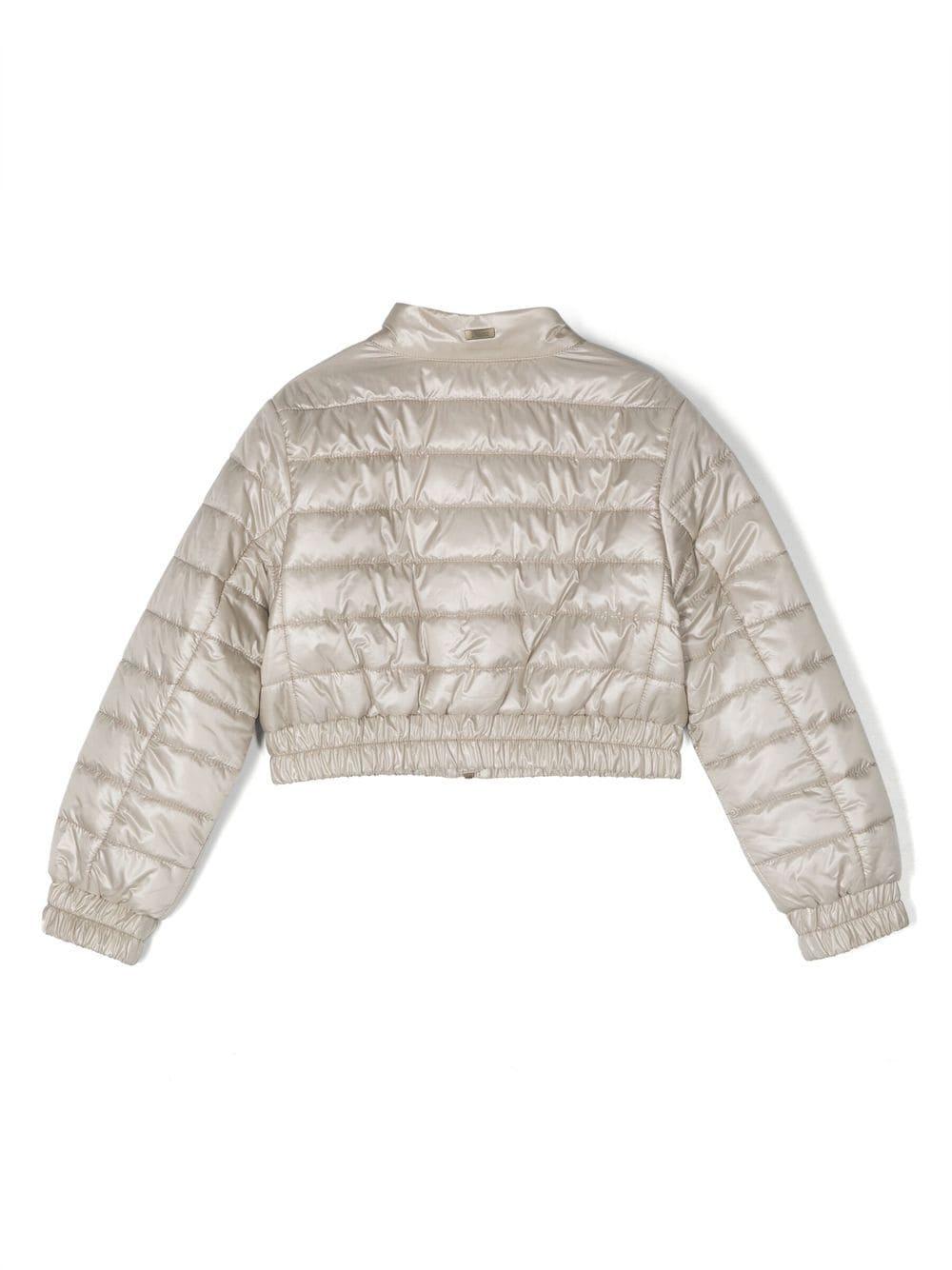 Giubbino beige bambina