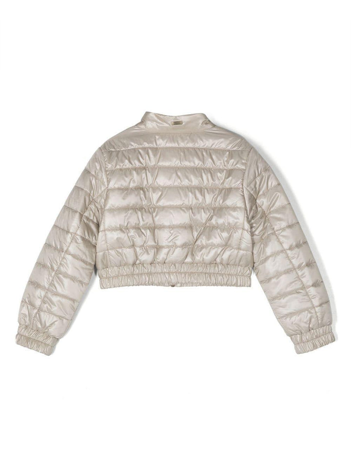 Giubbino beige bambina