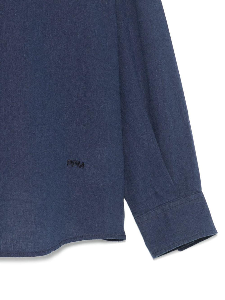 camicia blu bambino