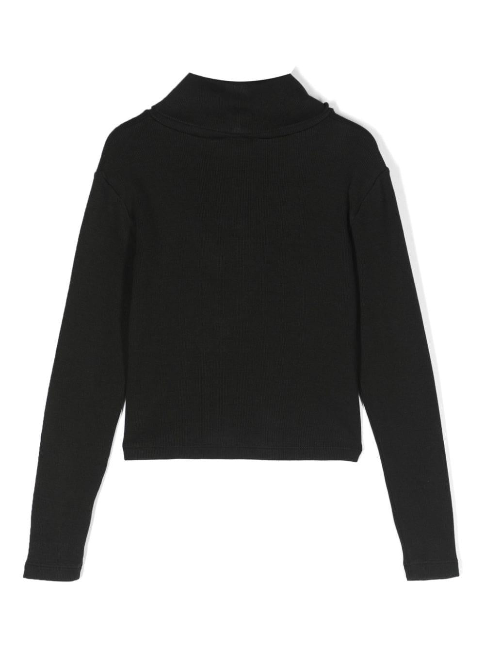 Maglione nero bambina
