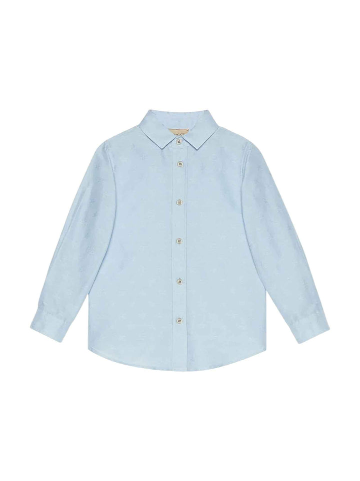 Camicia azzurra bambino