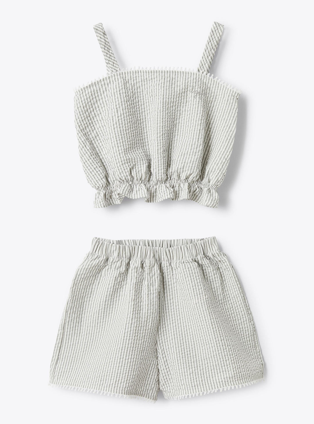 set grigio bambina P25DP546C1080 014 IL GUFO 