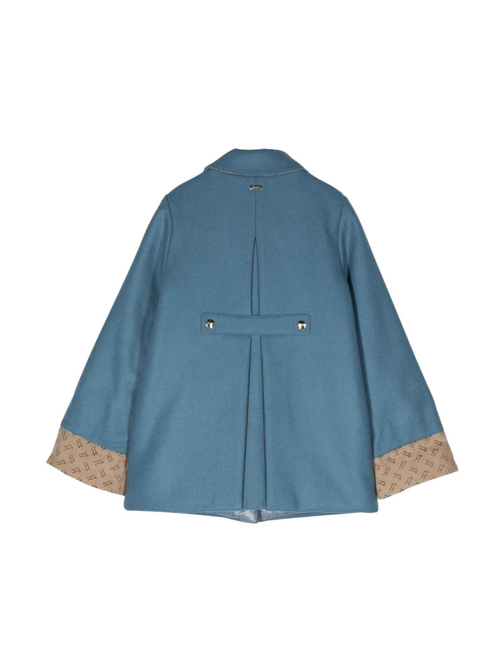 Cappotto azzurro bambina