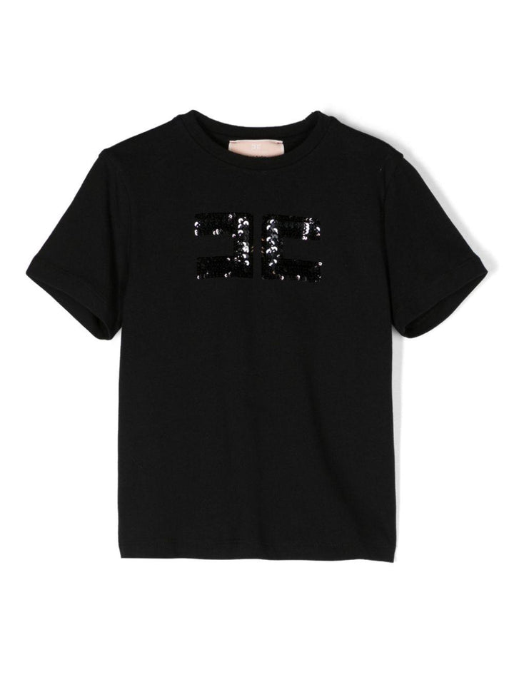 T-shirt nera bambina