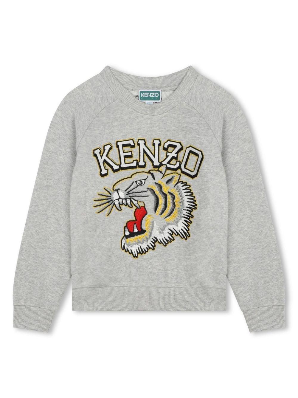 felpa grigia bambino K60323 A47 KENZO KIDS 