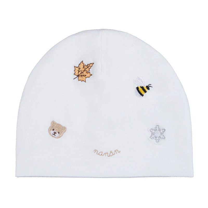 cappello bianco neonato I25005 BIANCO Nanan 