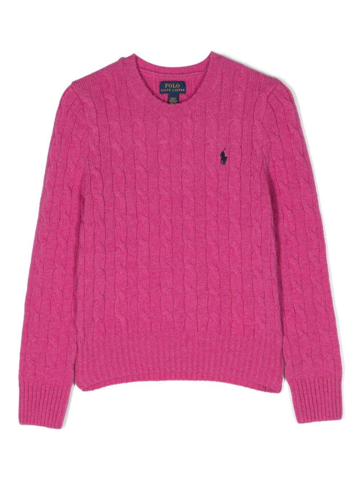 Maglione con ricamo Polo Pony