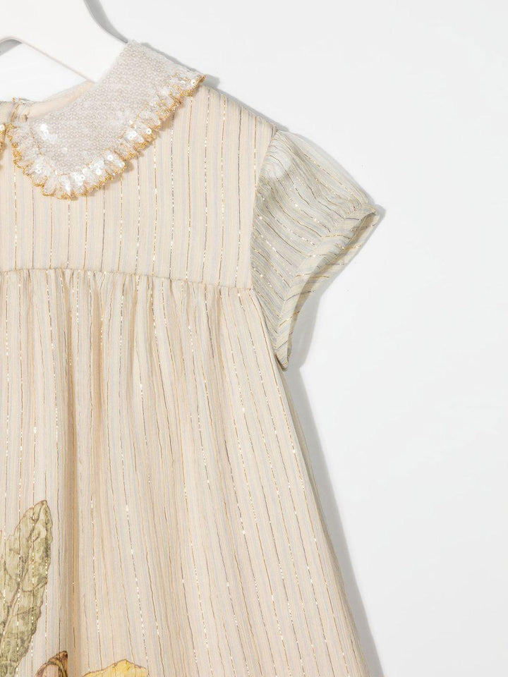 Abito beige bambina