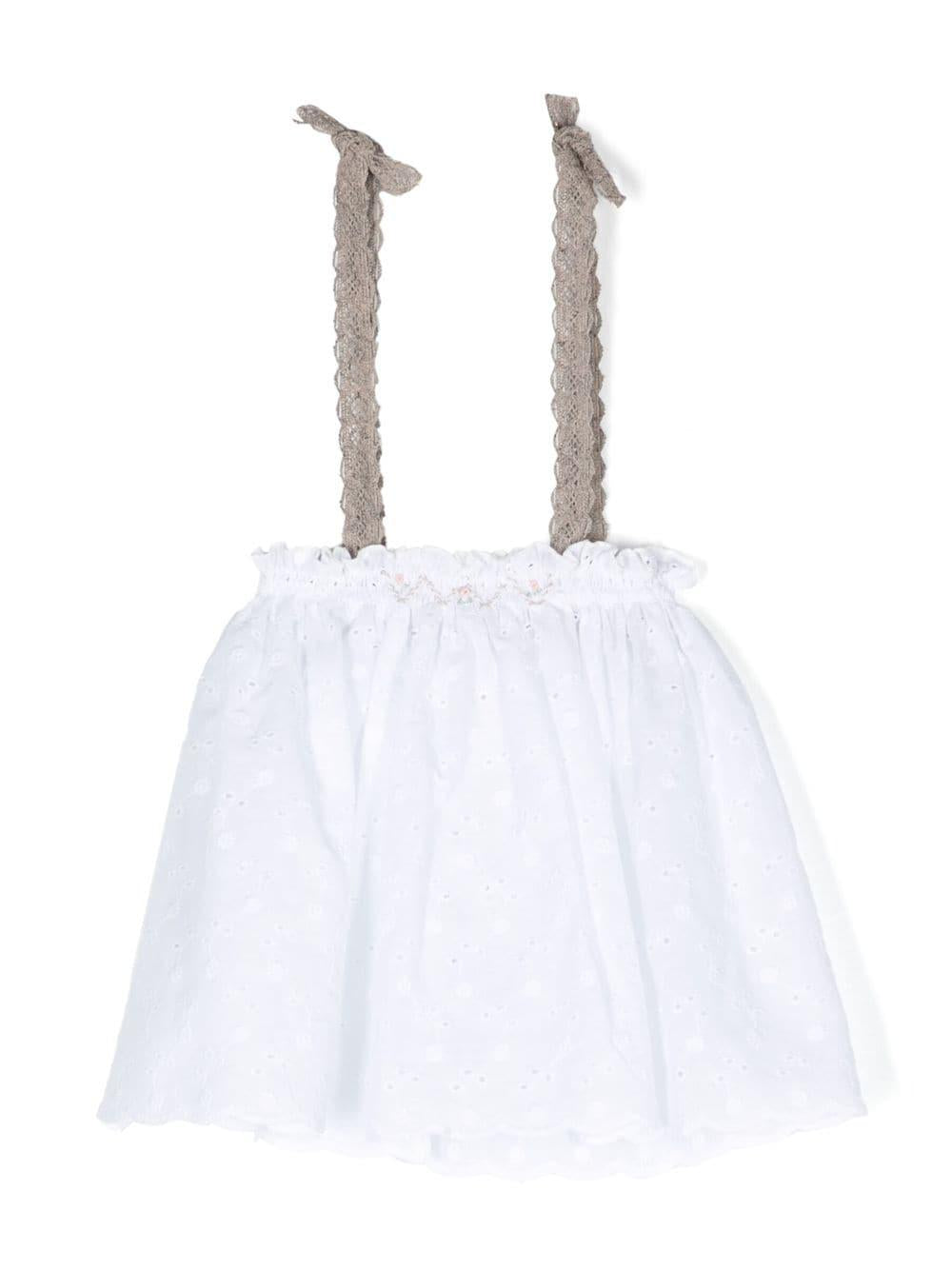 Top bianco neonata TCTP62Q29 MAR la stupenderia 