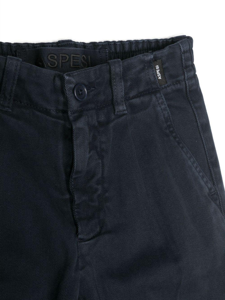 Pantaloni blu navy unisex con logo