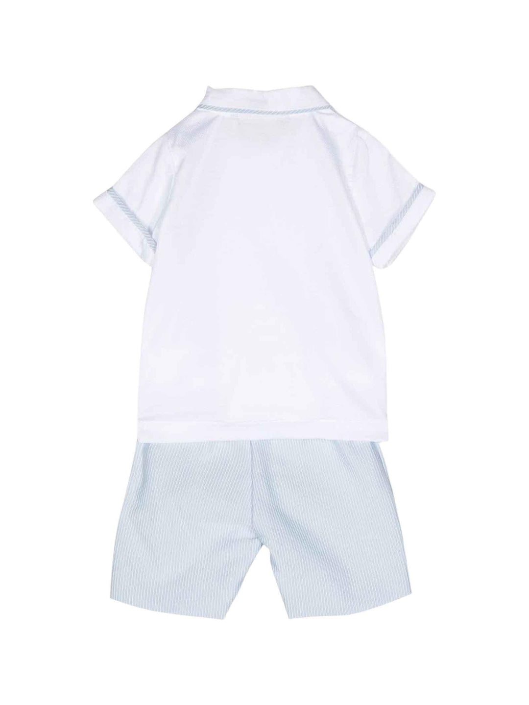 Set bianco/blu neonato