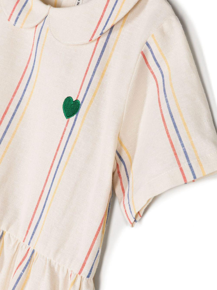 Abito beige/multicolor bambina