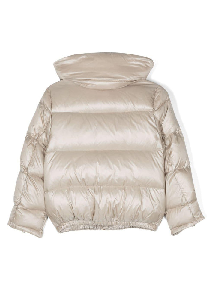 Piumino beige bambina
