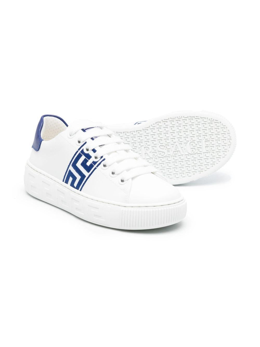 Sneakers bambino bianca/blu