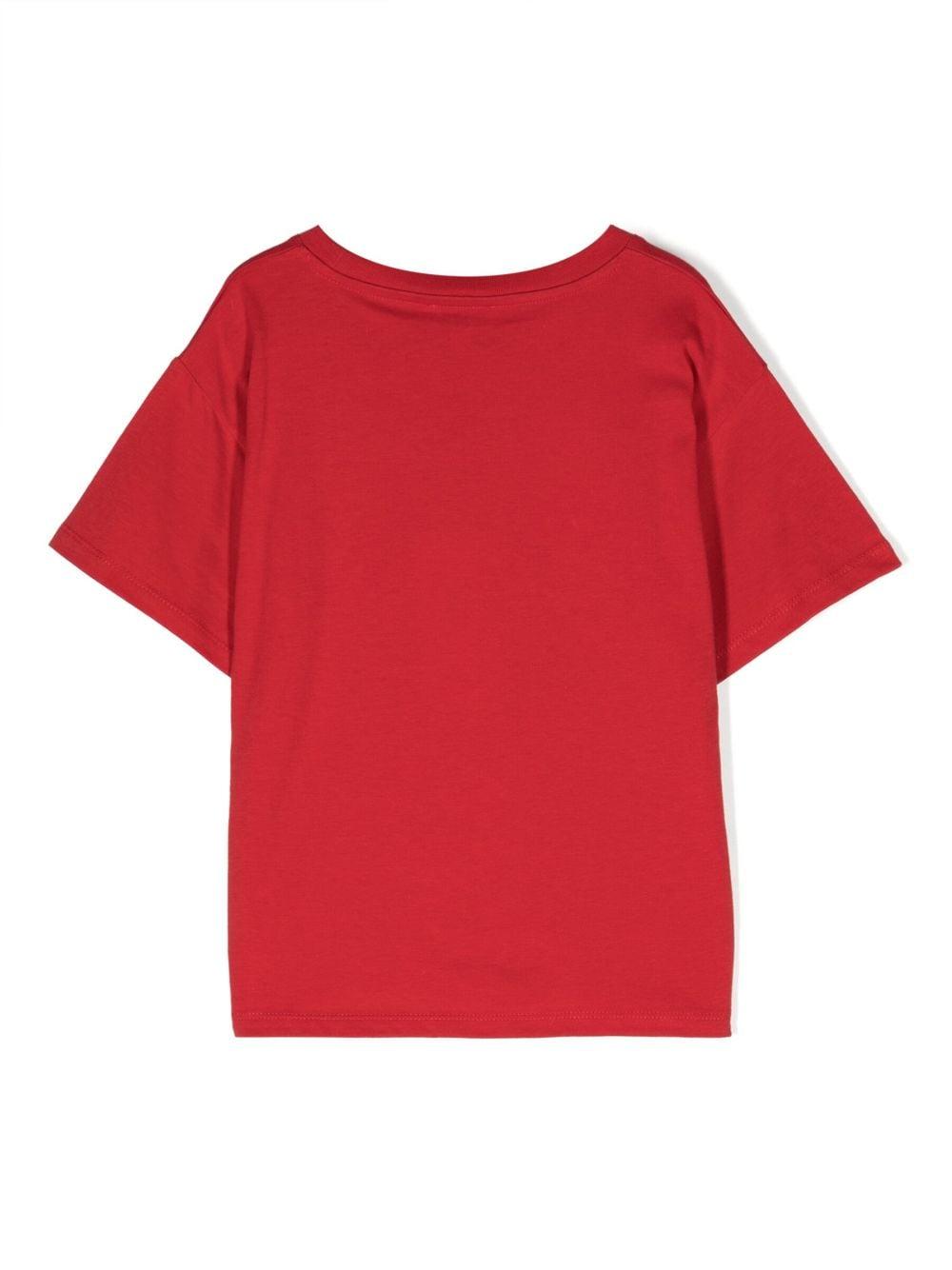 T-shirt rossa bambino K25857 978 KENZO KIDS 