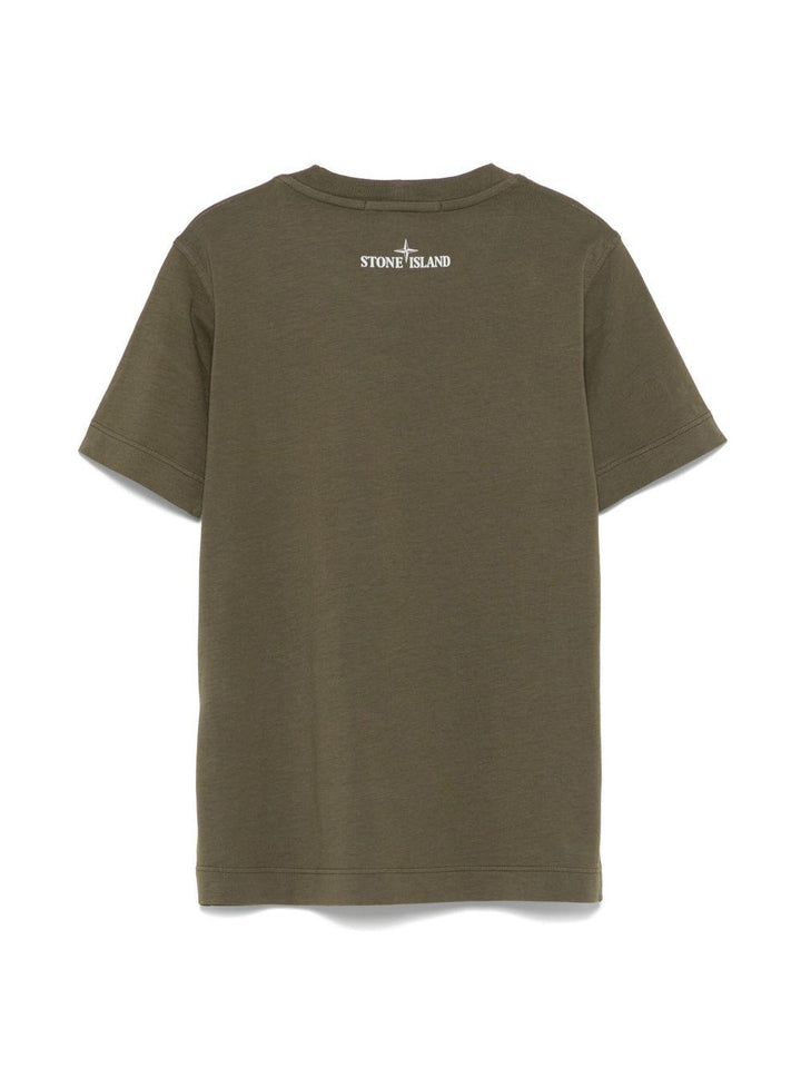 t-shirt verde bambino