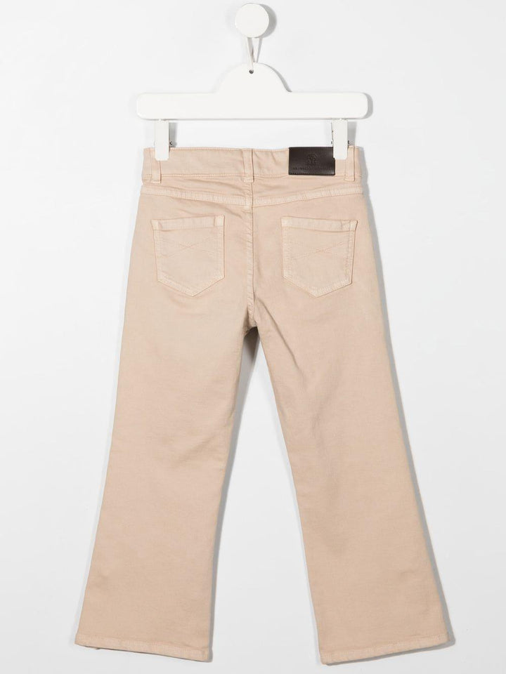 Pantaloni beige bambina