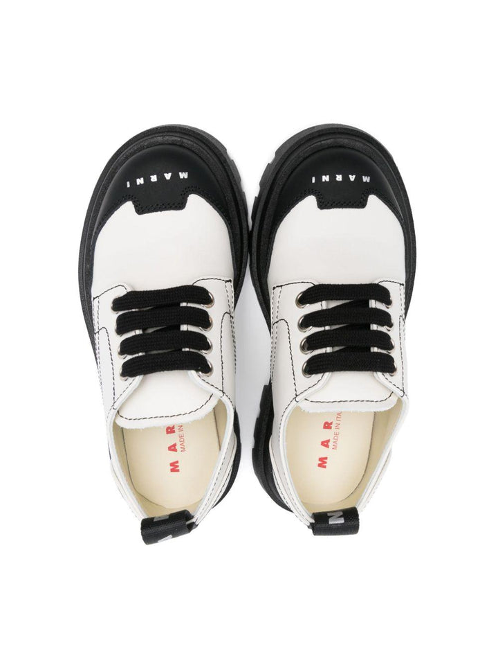 Scarpe bianco/nere bambina