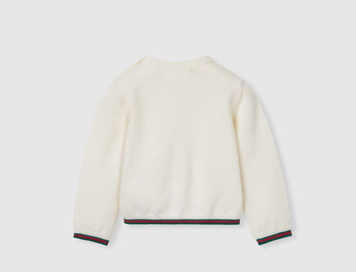 maglia bianco neonato 825861XKEXN 9112 GUCCI KIDS 