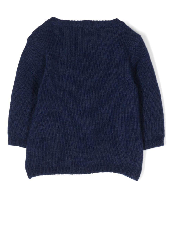 Cardigan blu neonato