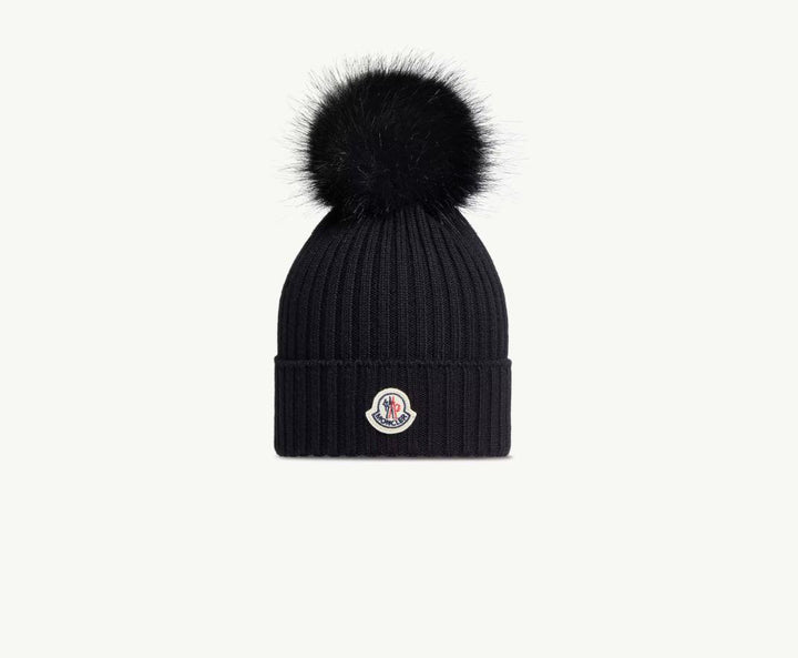 cappello nero bambino 3B00011M1131 999 Moncler Kids 
