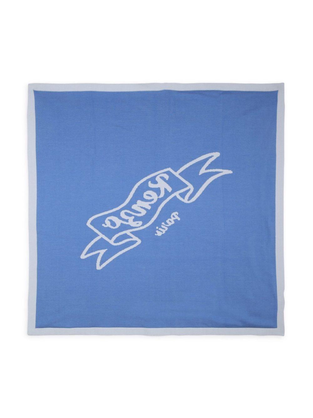 Coperta neonato blu/grigio K60018 771 KENZO KIDS 