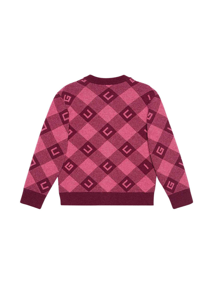 Cardigan rosa bambina