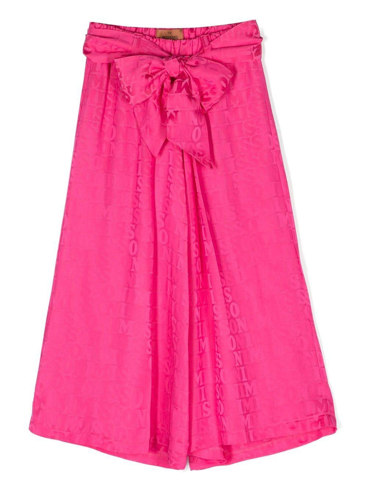 Pantaloni fucsia bambina