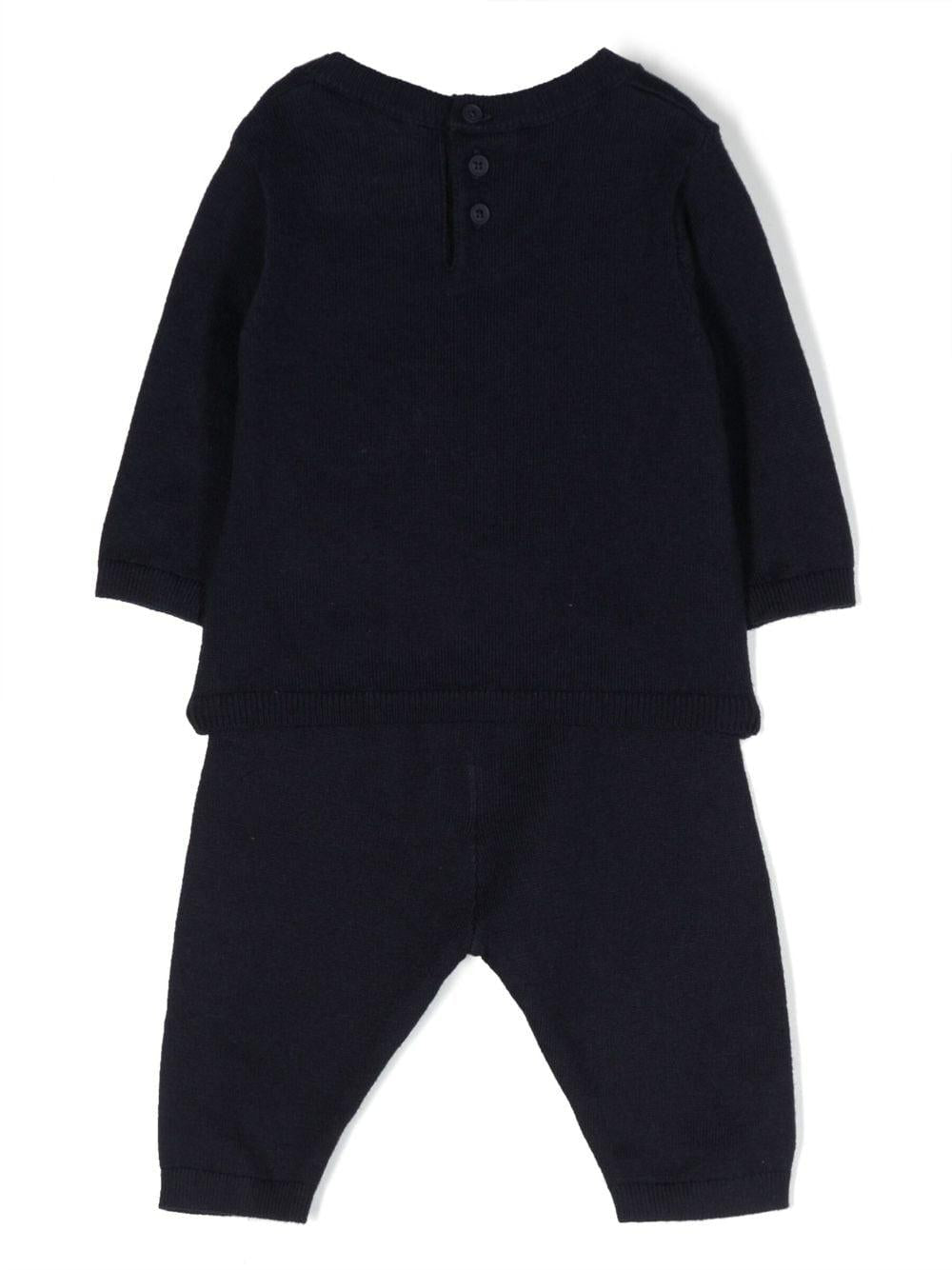 Tuta blu neonato unisex K98156 84A KENZO KIDS 