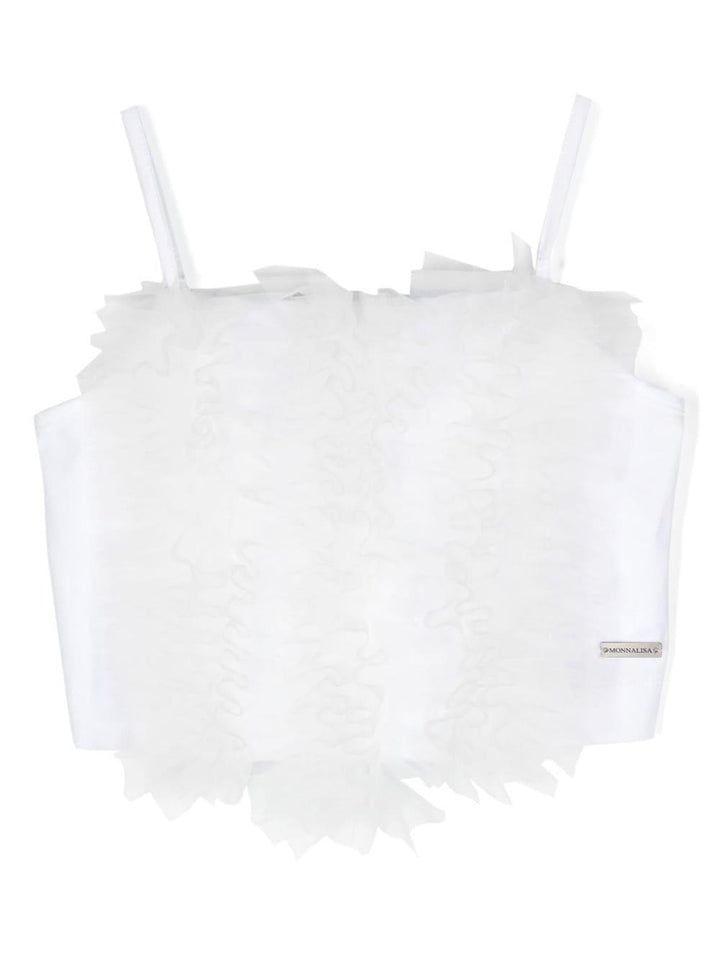 Top bianco bambina