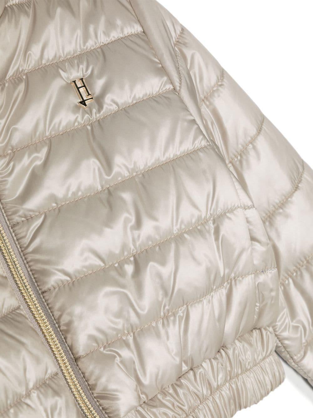 Giubbino beige bambina