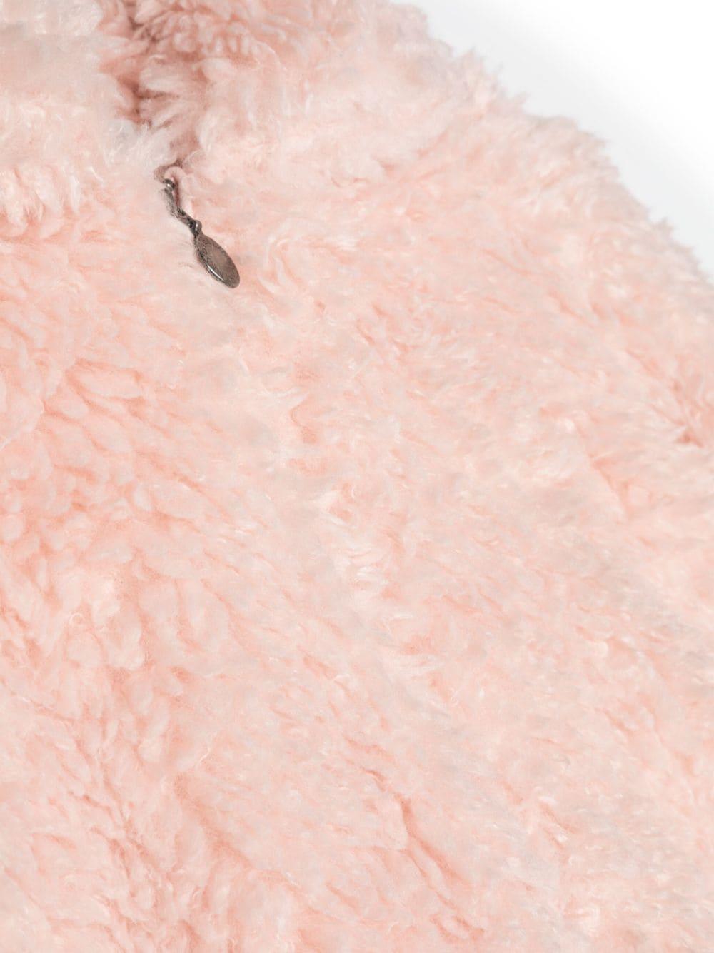 Cappotto rosa chiaro bambina