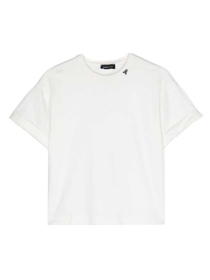 T-shirt bianca bambina