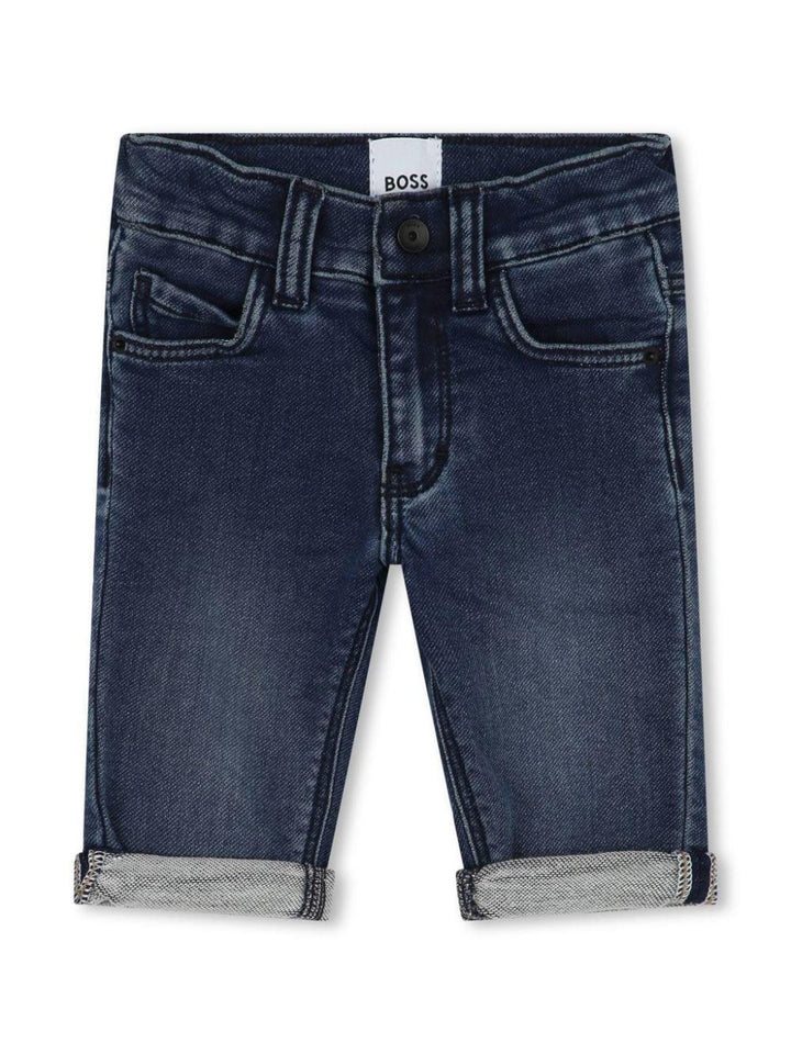 Jeans neonato blu