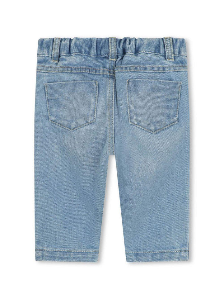 Jeans azzurri neonata