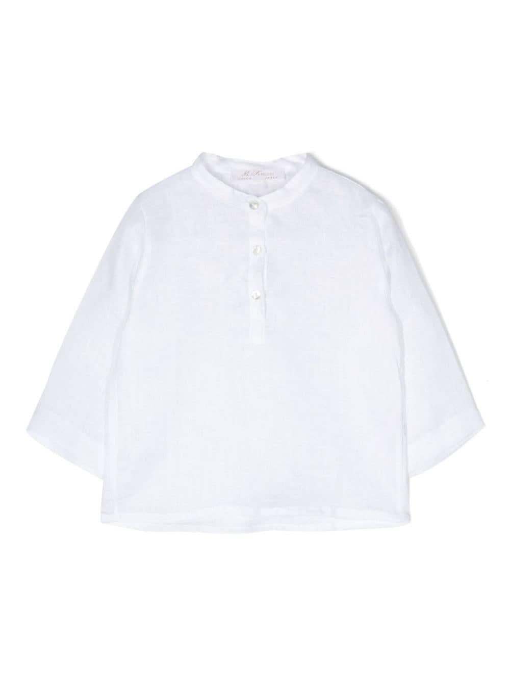 Camicia bianca neonato