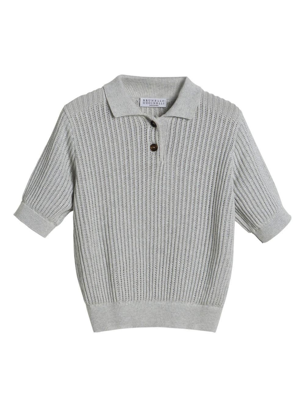 polo grigia bambina