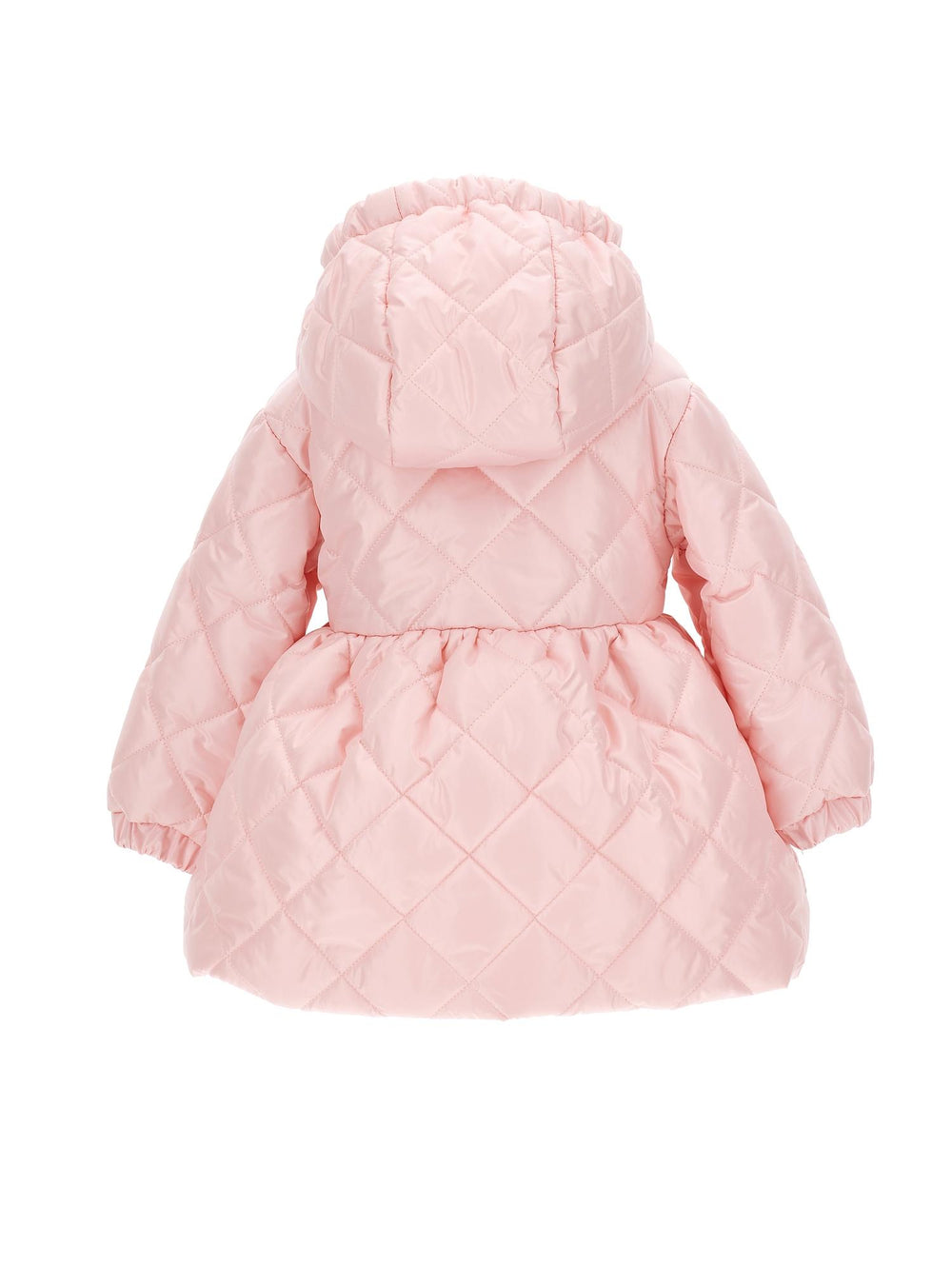 Piumino rosa neonata con applicazione 37B1012409 091S Monnalisa kids 