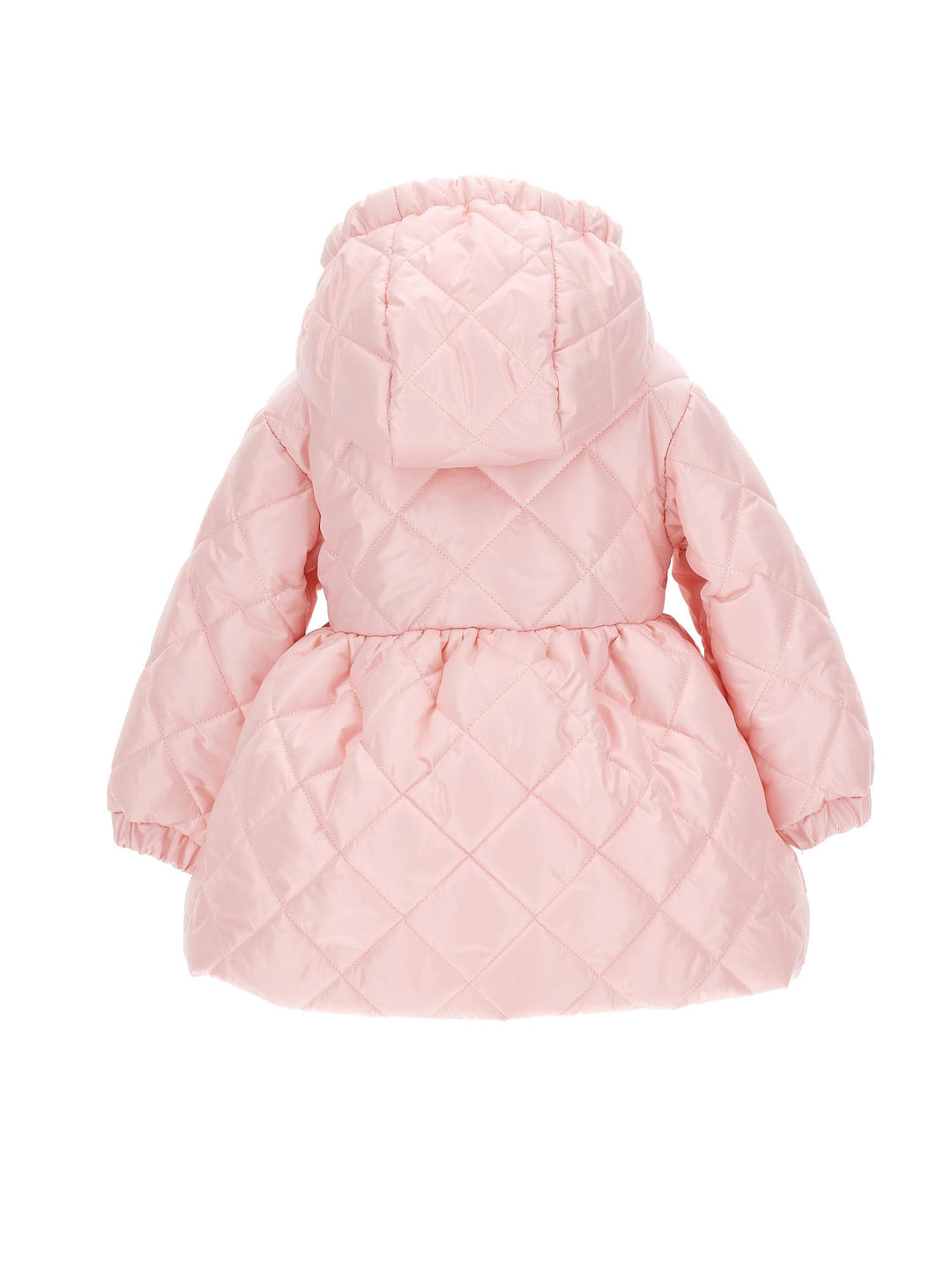 Piumino rosa neonata con applicazione 37B1012409 091S Monnalisa kids 