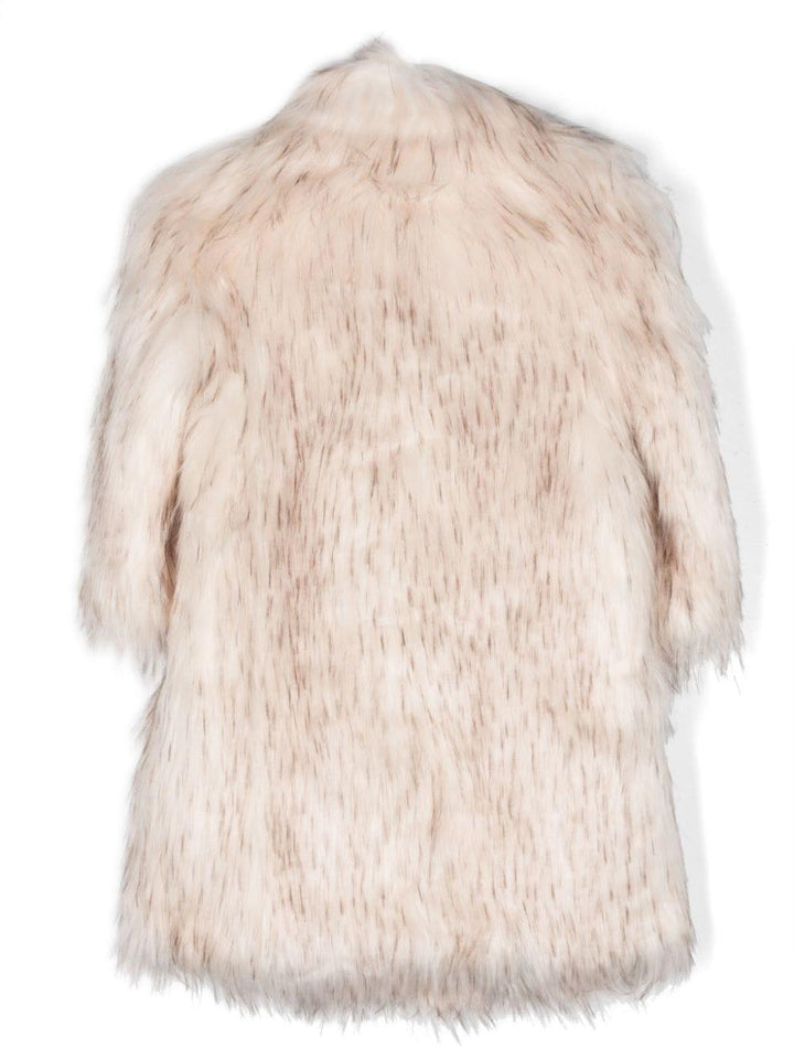 Pelliccia color crema bambina 49B1082025 0001 Monnalisa kids 