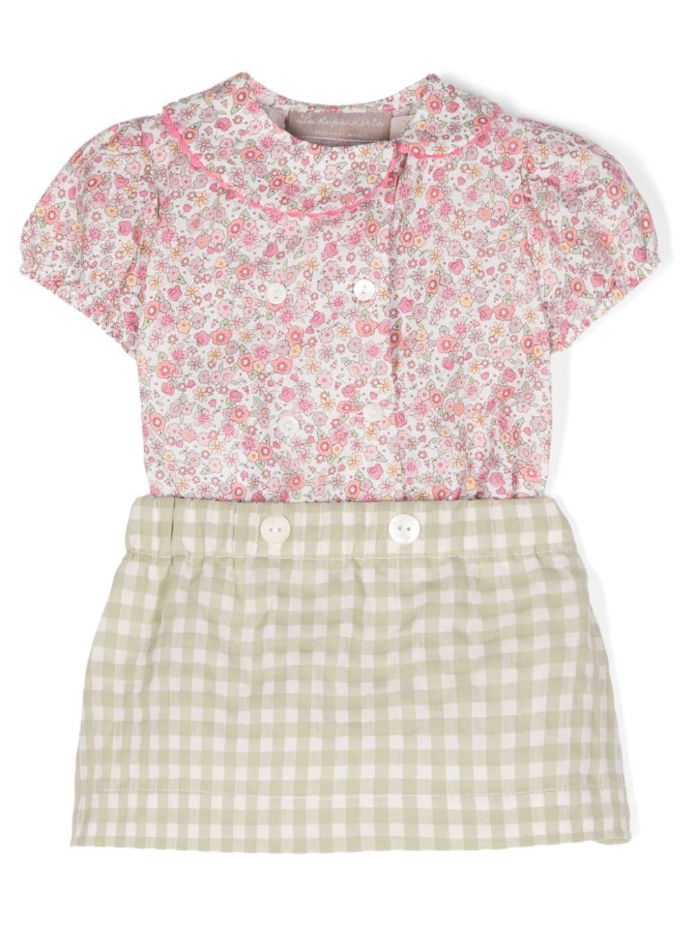 Set verde/multicolore neonata