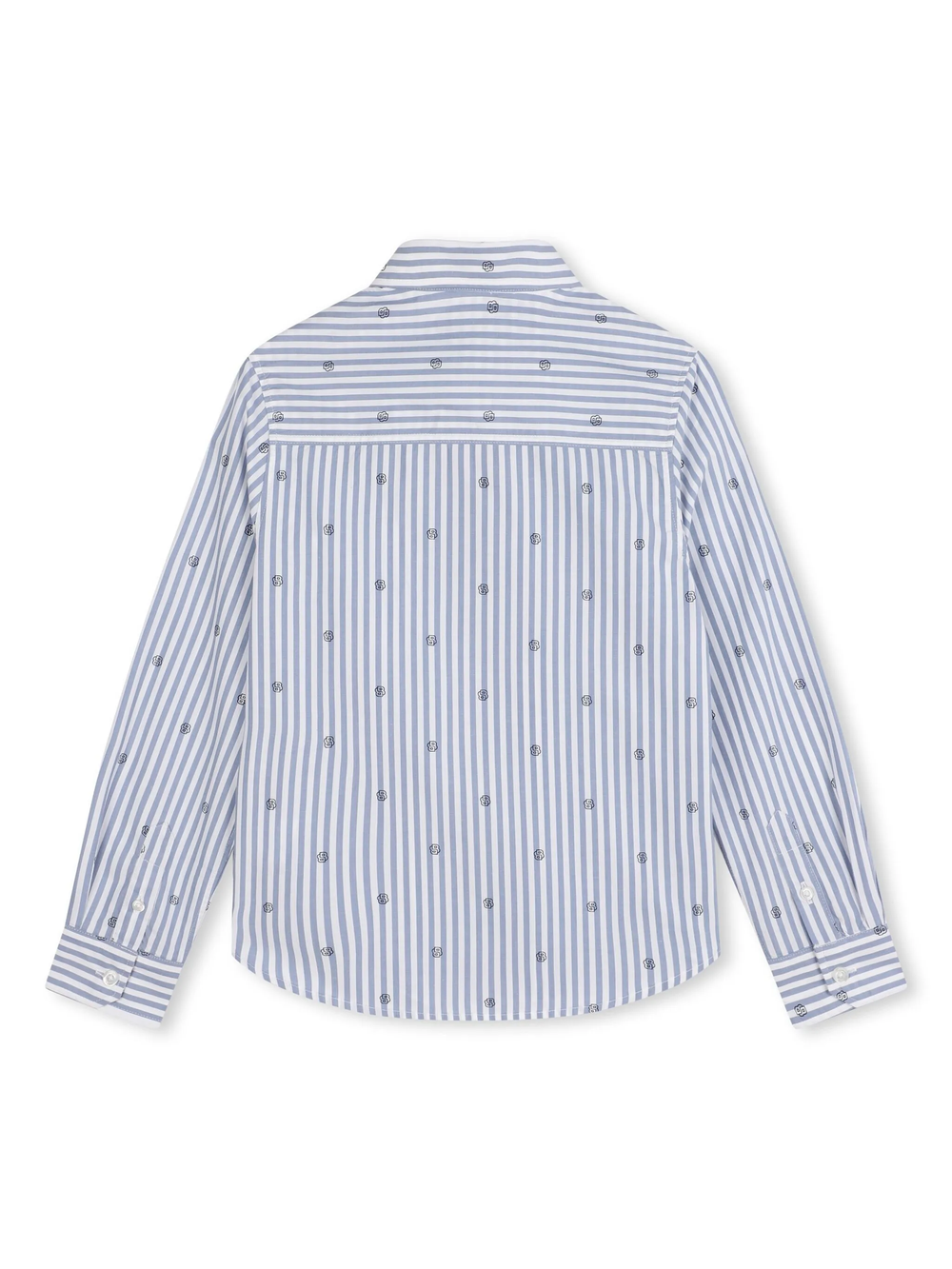 camicia righe celeste bambino J51128 10P BOSS KIDS 